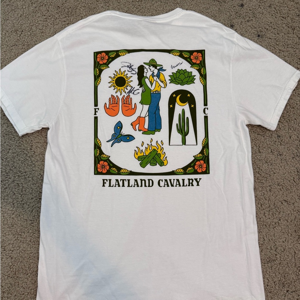 Autographed Flatland Cavalry Comfort Colors T Shirt